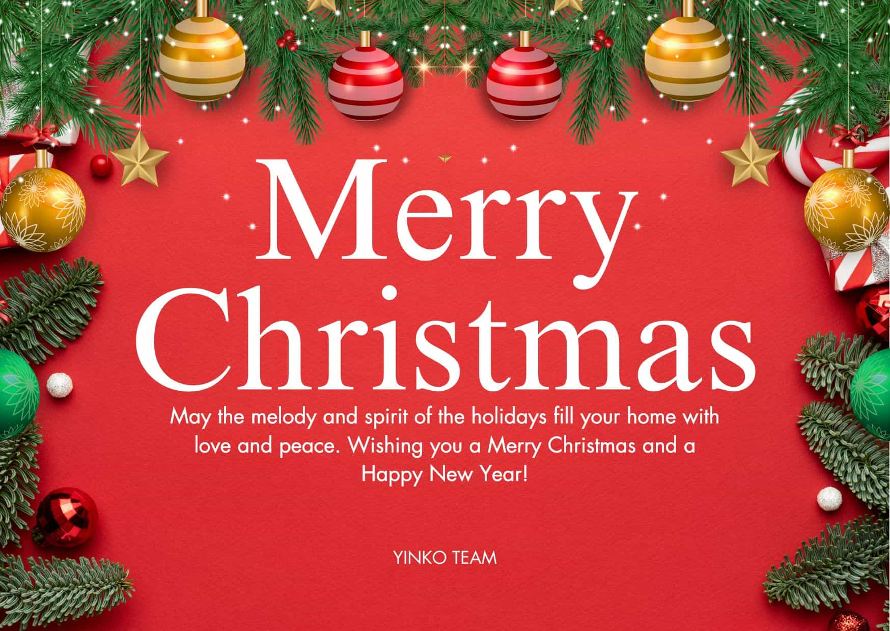 Wishing you a Merry Christmas and a Prosperous New Year!