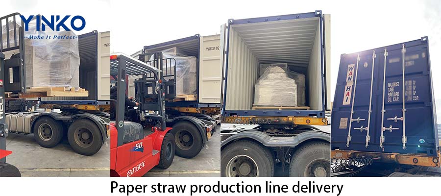 paper straw machine shipment