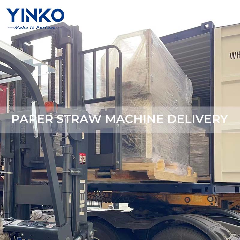 Our Latest Paper Straw Machine Delivered to Indonesia